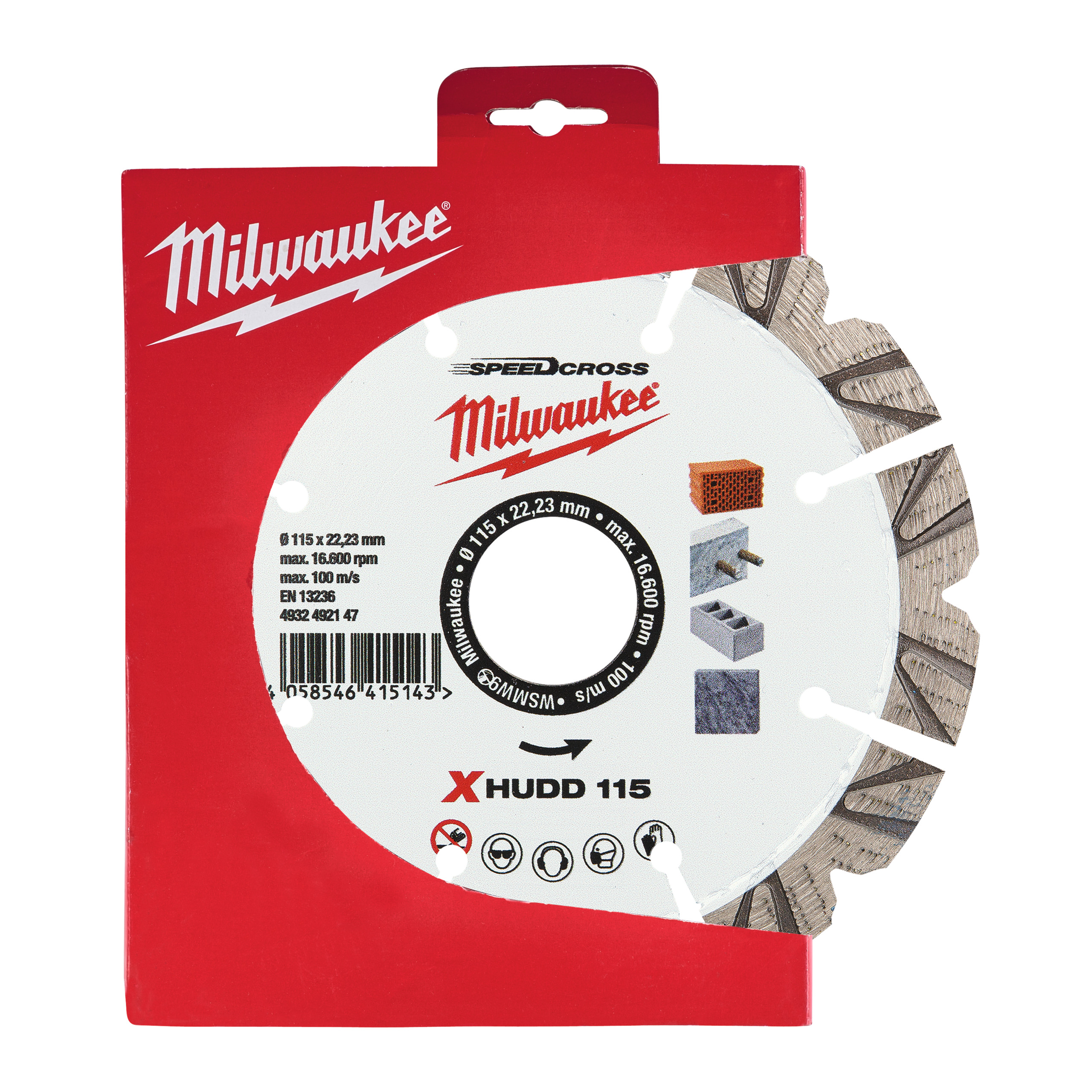 Disco diamante SPEEDCROSS EXTREME Mat.Duros - HUDD 115mm - Imagen 2