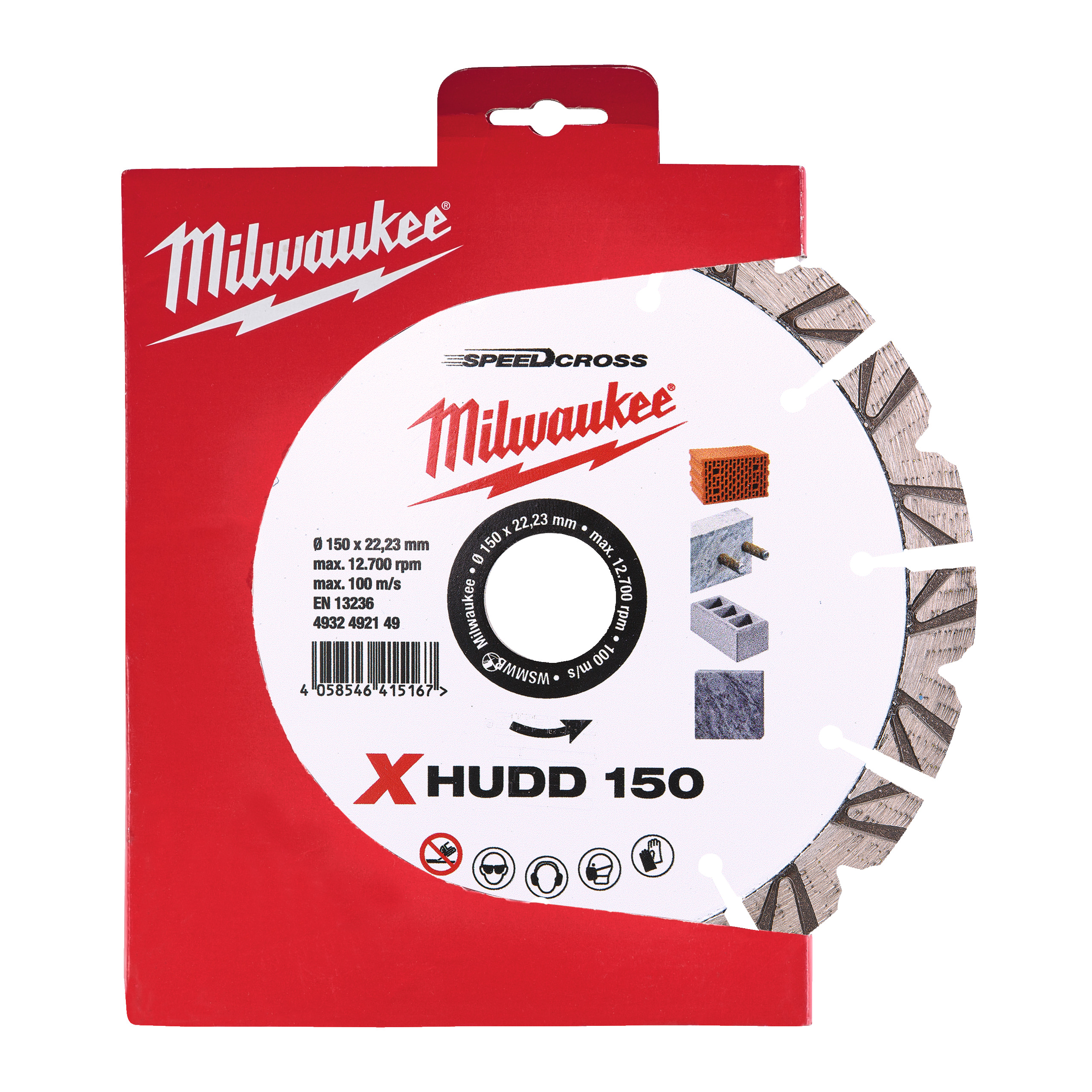 Disco diamante SPEEDCROSS EXTREME Mat.Duros - HUDD 150mm - Imagen 2