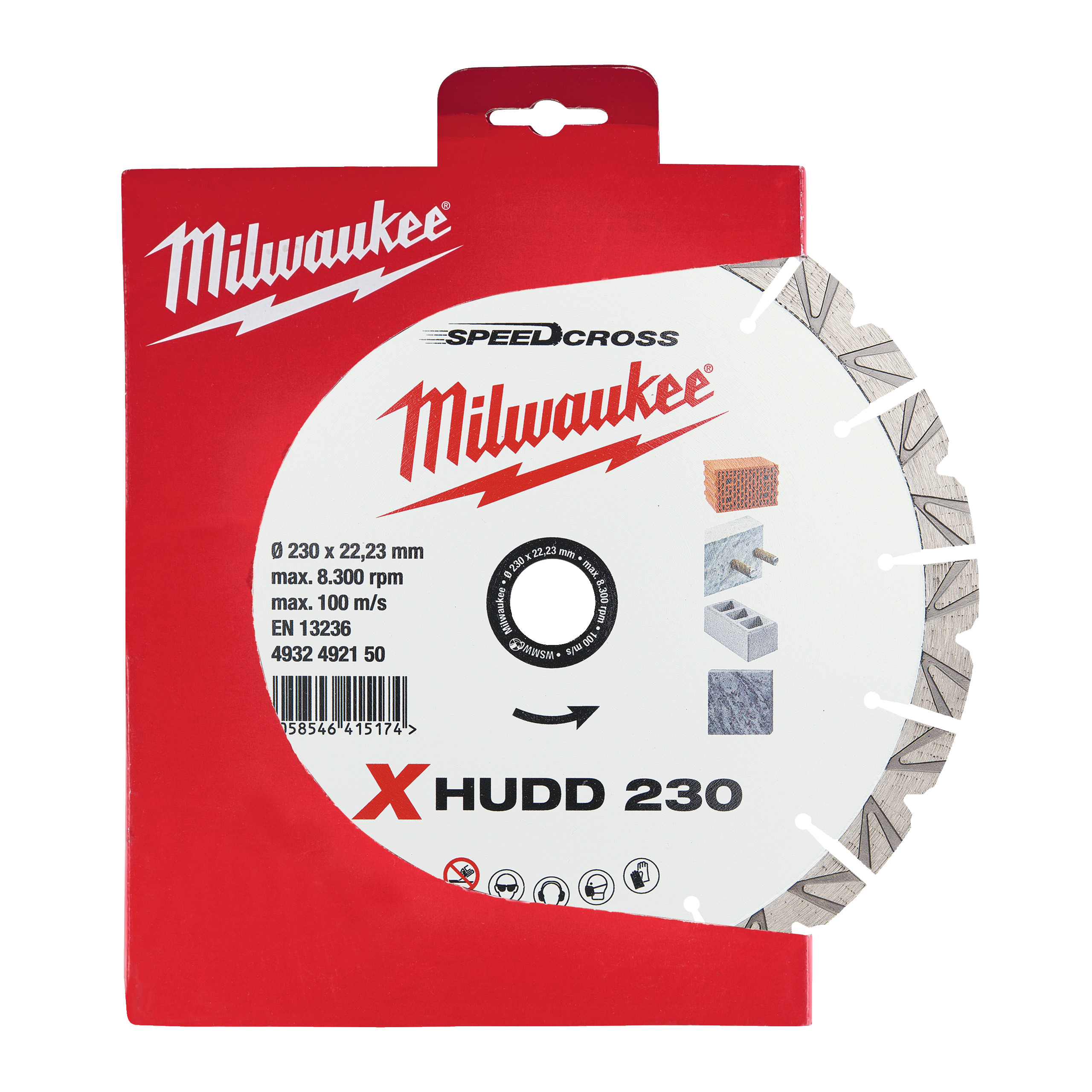 Disco diamante SPEEDCROSS EXTREME Mat.Duros - HUDD 230mm - Imagen 2